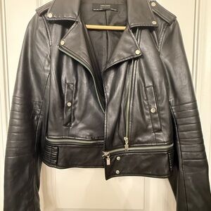 Zara Black Leather Jacket